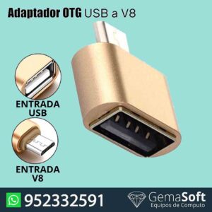 Adaptador OTG USB-V8