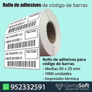 Adhesivos 50x25