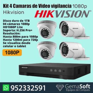 Kit HikVision 1080P