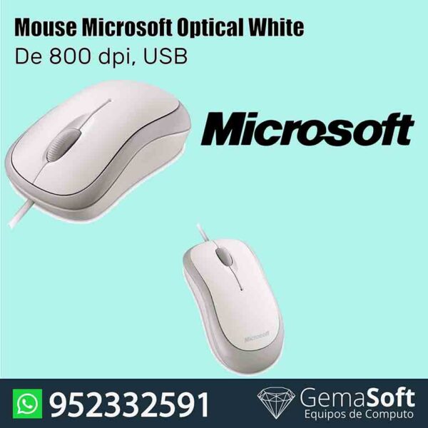 Mouse Micrsoft Optical White