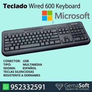 Teclado Wired 600