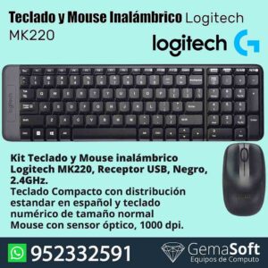 Teclado y Mouse MK220