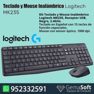 Teclado y Mouse MK235